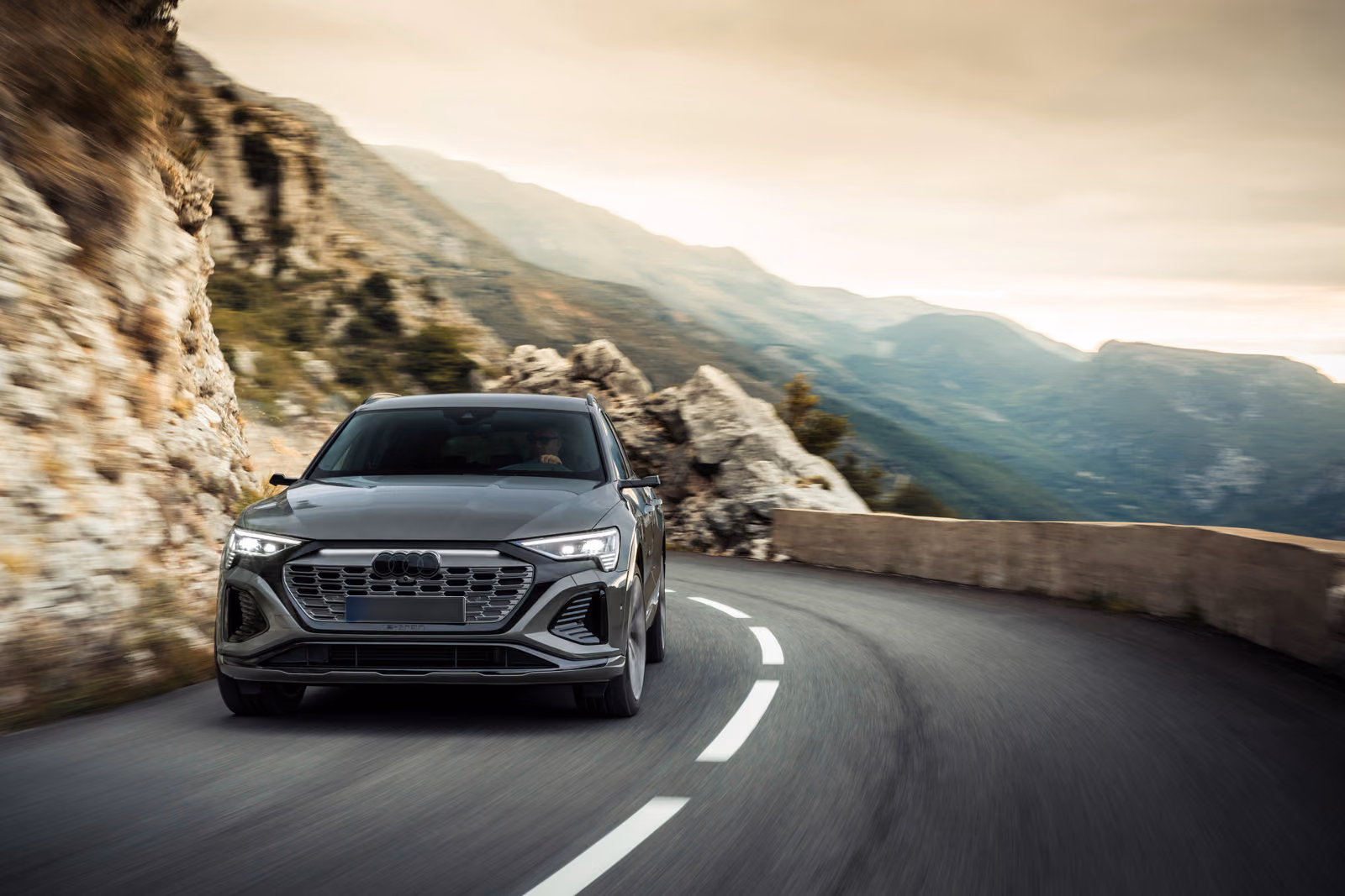 Audi Q8 e-tron — вид спереди