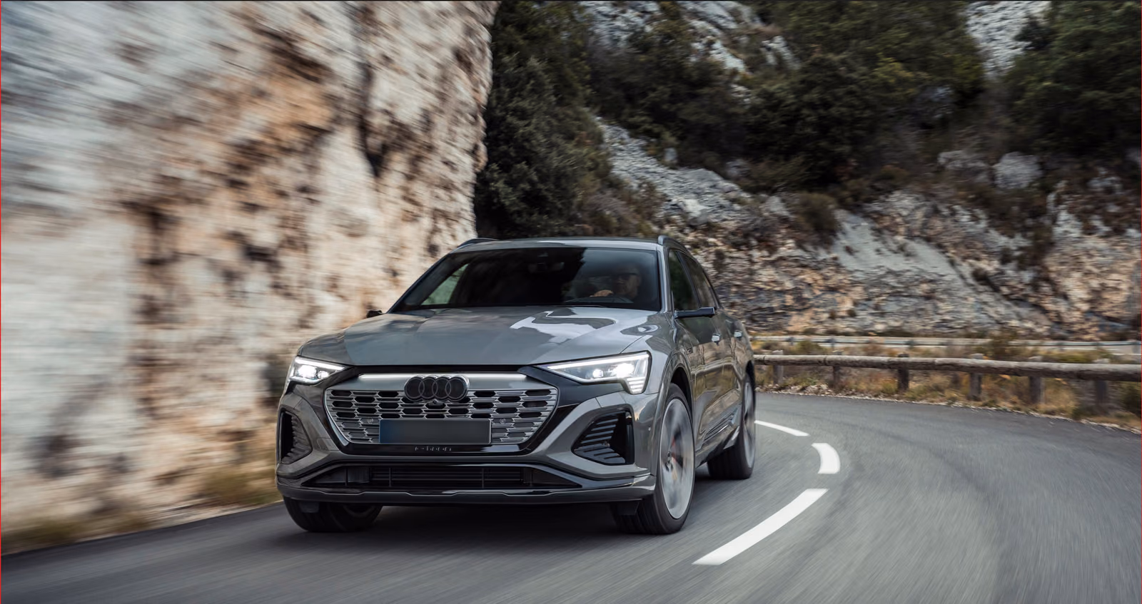 Audi Q8 e-tron — вид сзади