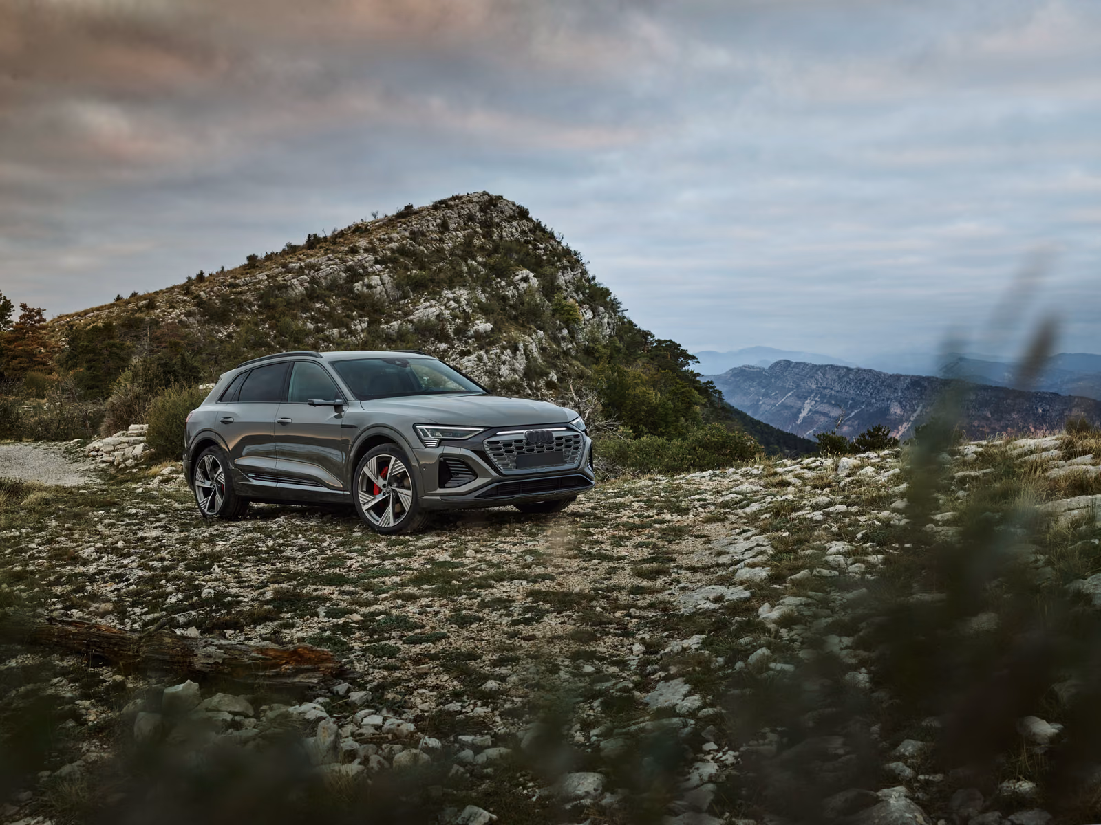 Audi Q8 e-tron — крупный план кузова