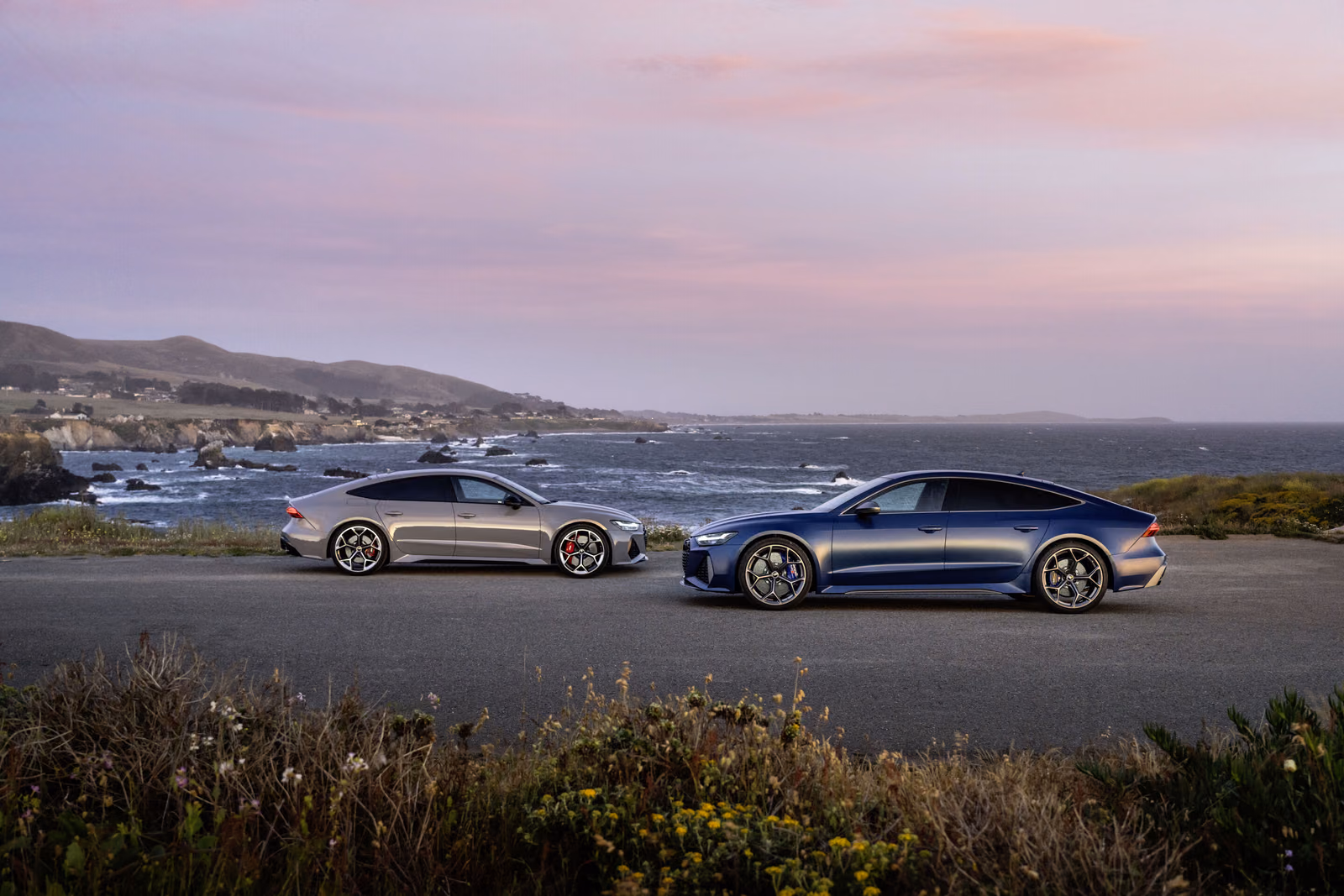 Audi RS 7 Sportback на побережье