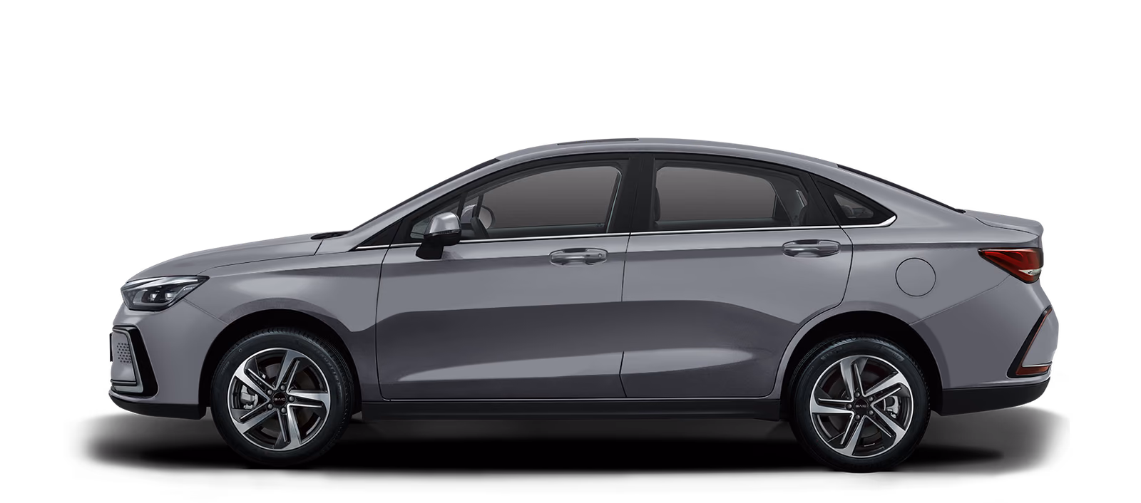 Серый BAIC U5 Plus в профиль