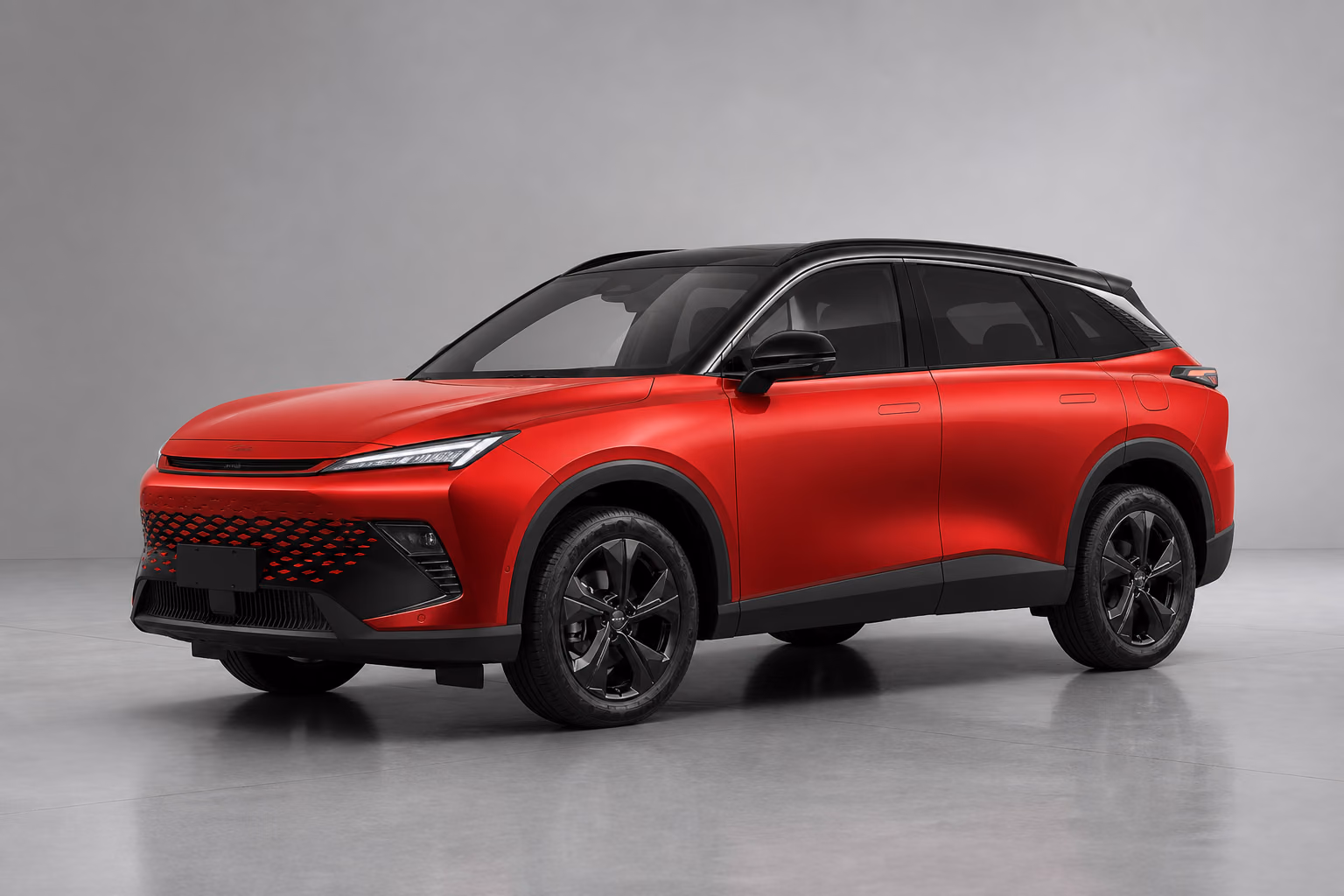 BAIC X55 в светло-серой студии