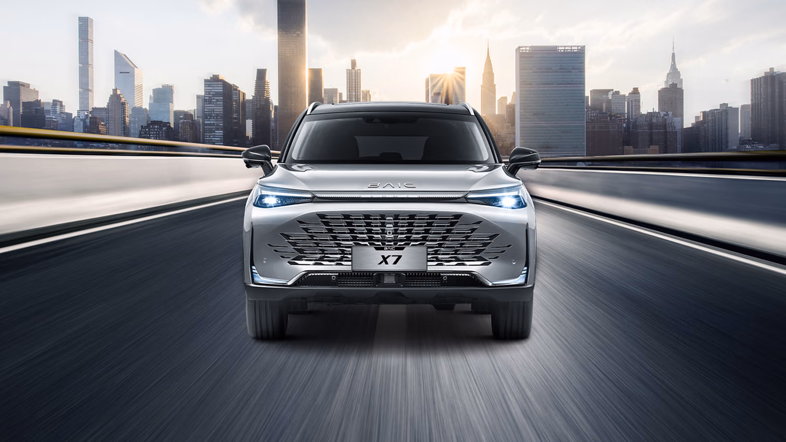 BAIC Beijing X7 — вид спереди