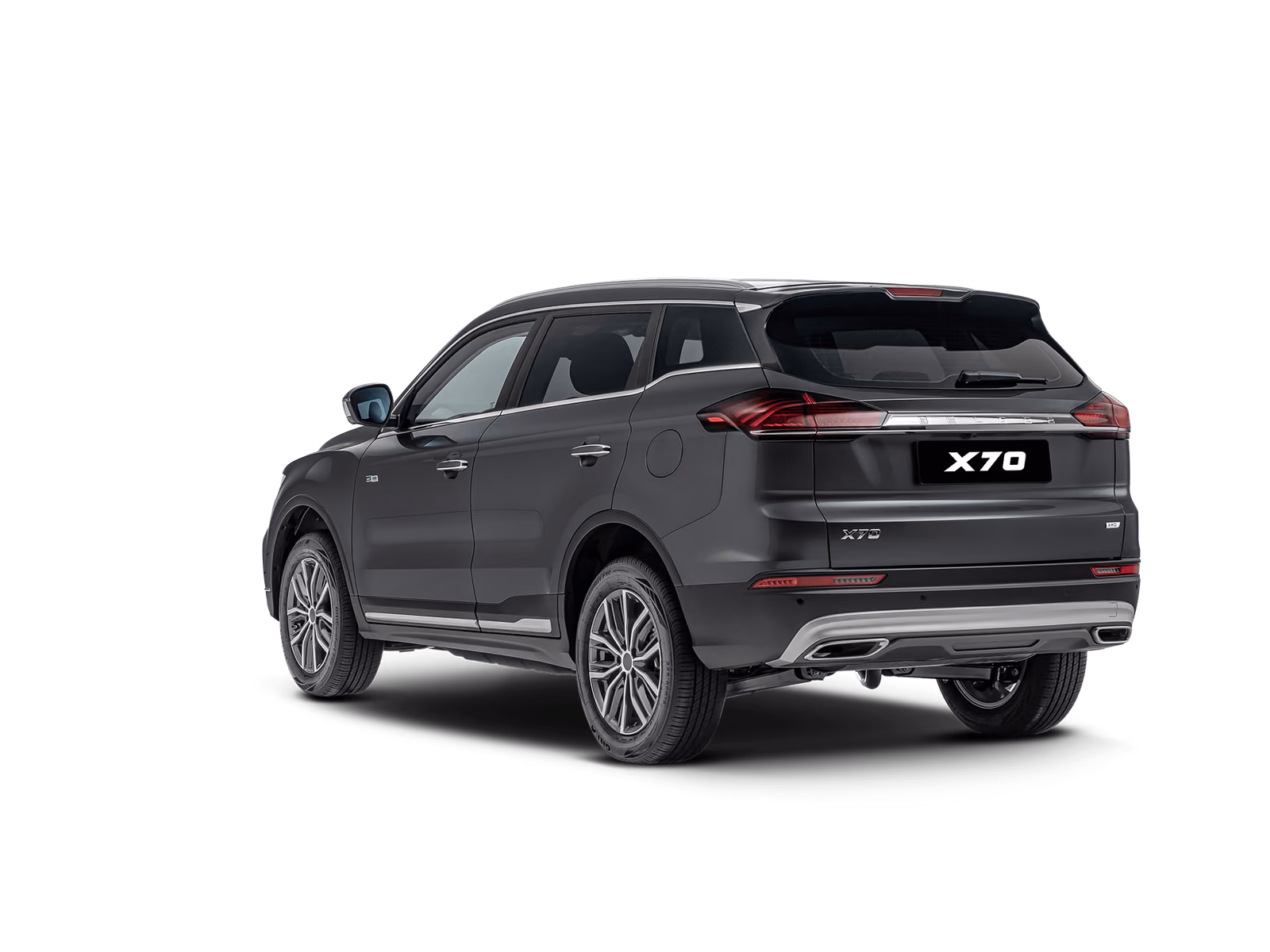 Belgee X70 сзади в три четверти
