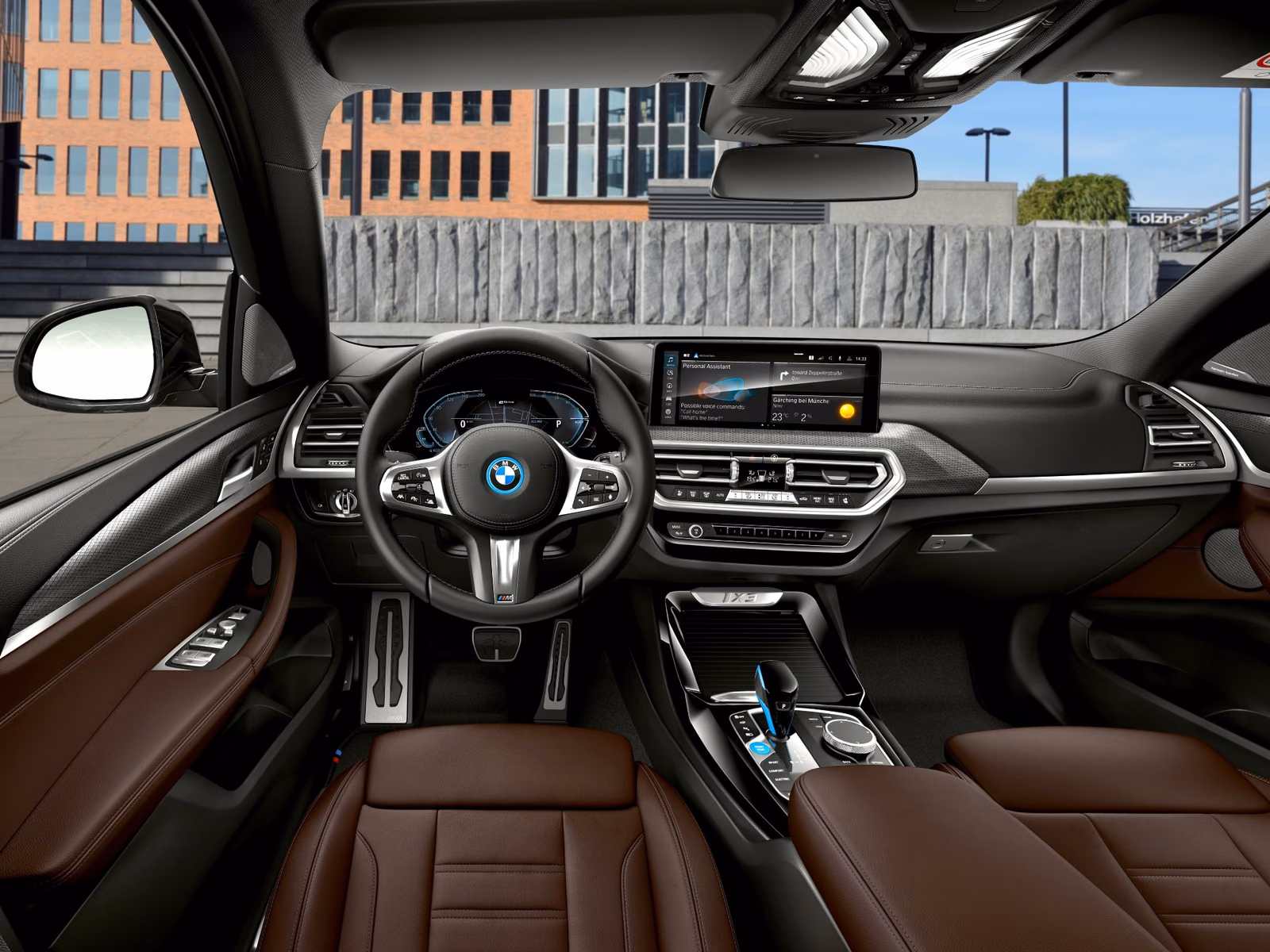 Передняя часть салона BMW iX3