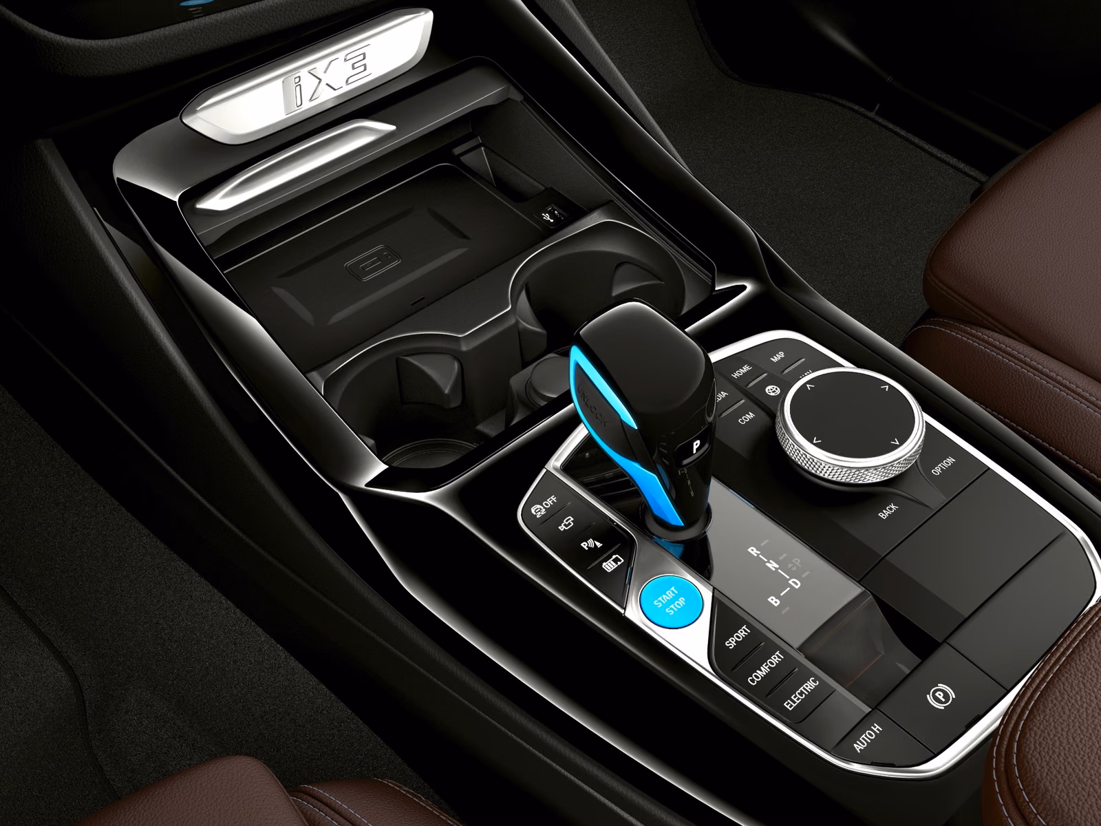 Деталь управления BMW iX3