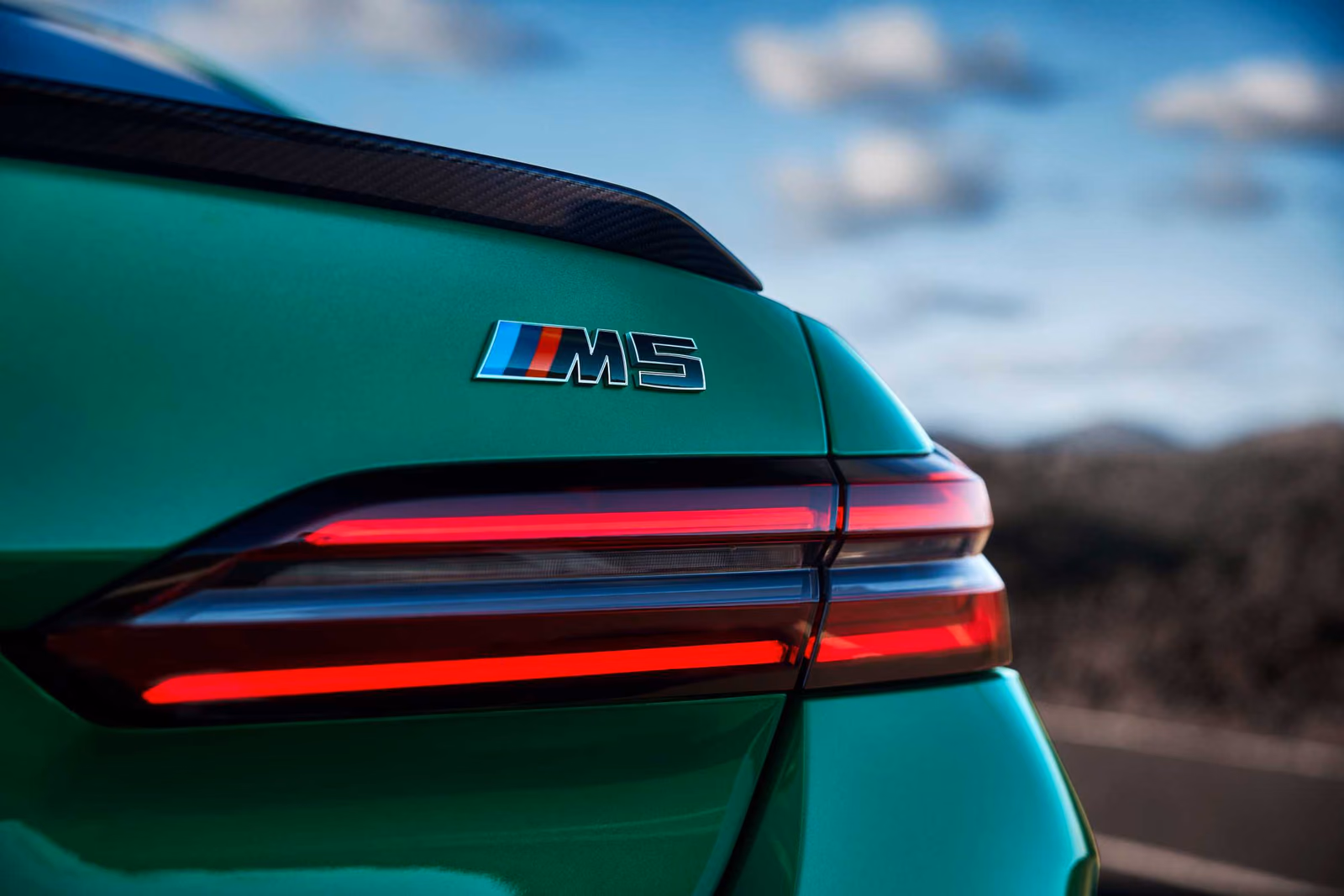 Задние фонари и шильдик M5
