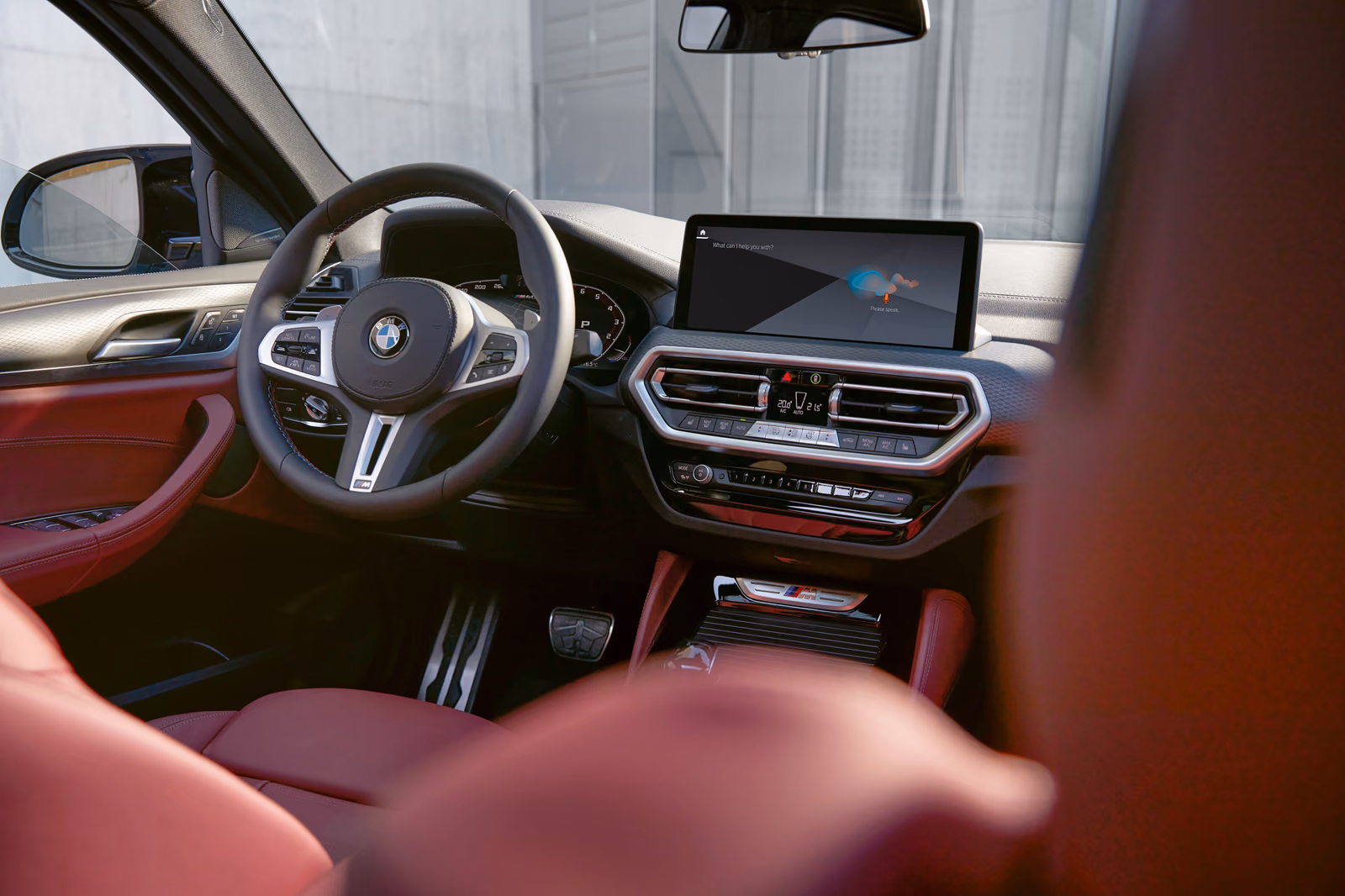 BMW X4 — руль и экран мультимедиа