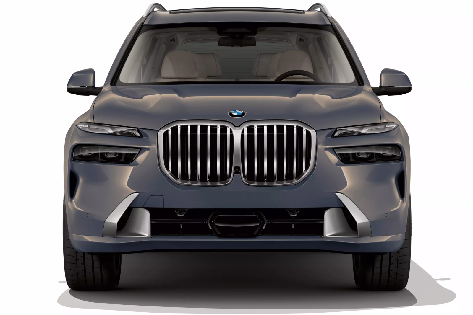 BMW X7, фронтальный вид