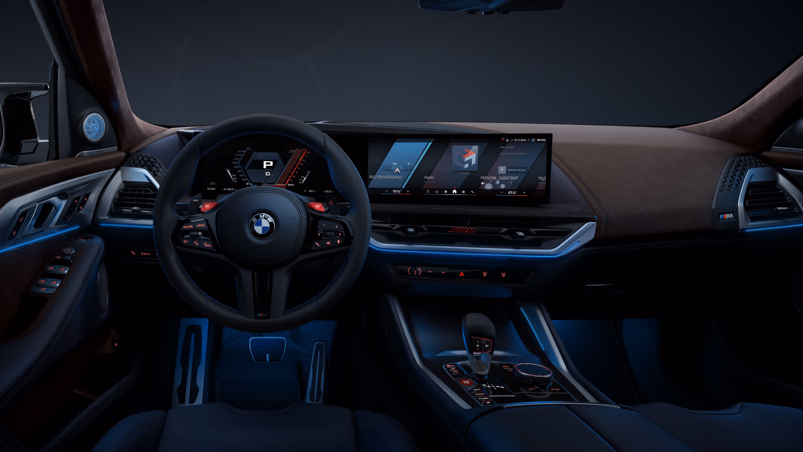 Кокпит BMW XM китайского рынка