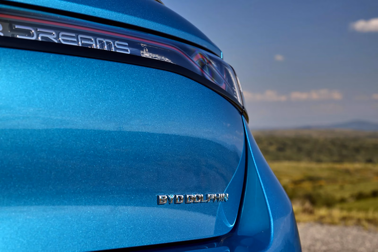 Шильдик BYD Dolphin на крышке багажника