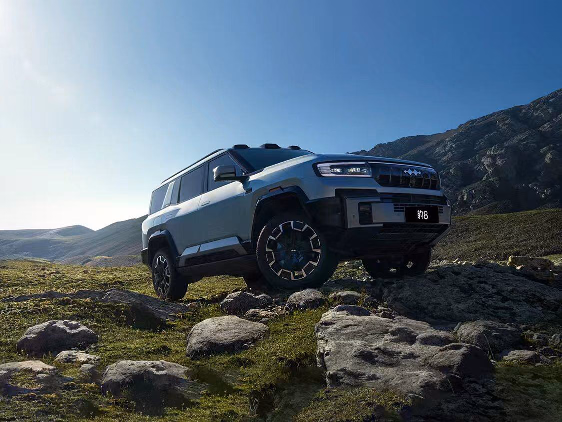 BYD Leopard 8 — на каменистой дороге