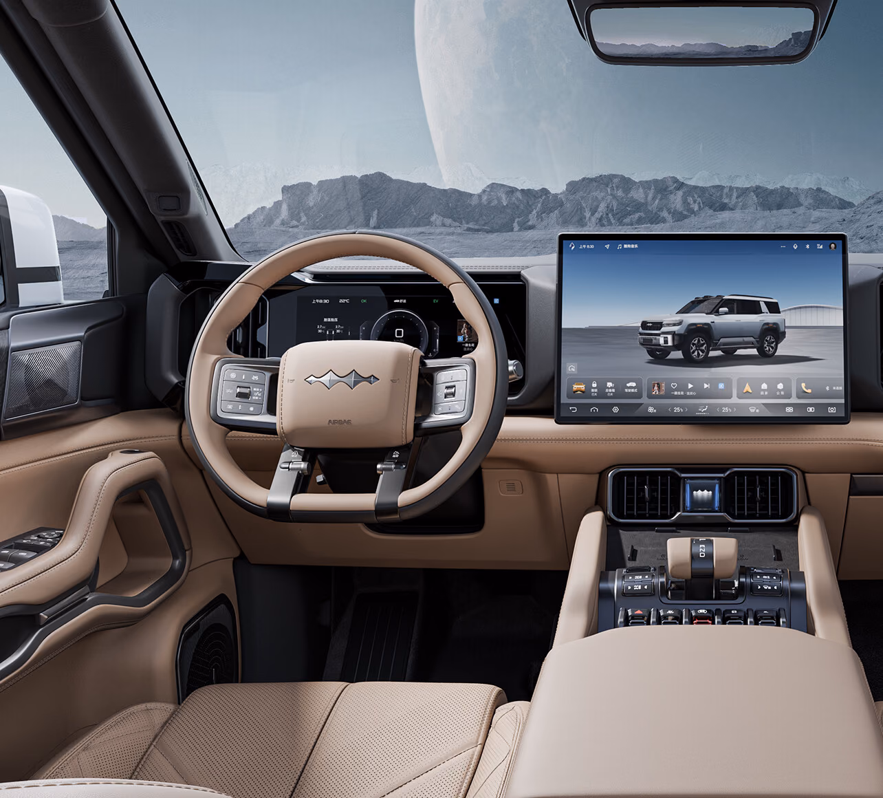 BYD Leopard 8 — место водителя
