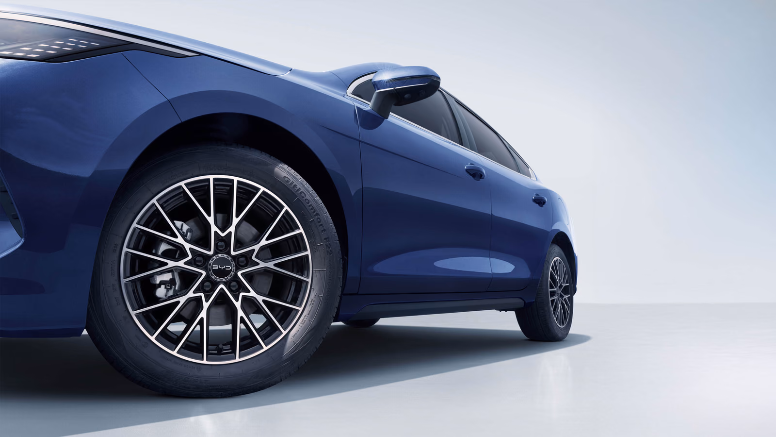 Колёсный диск BYD Qin крупным планом