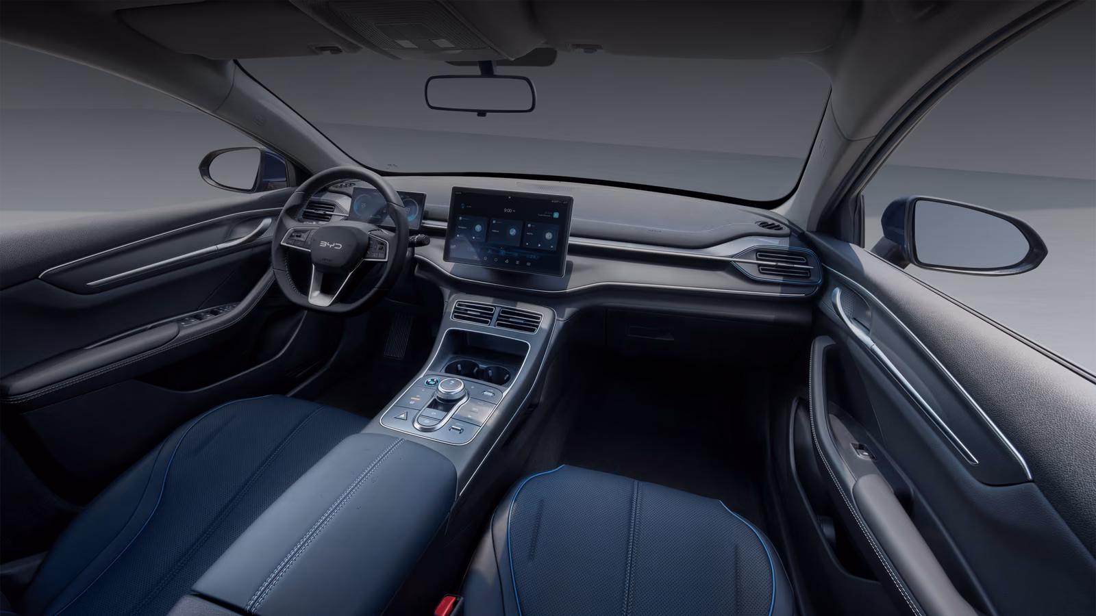 Салон BYD Qin, передняя панель