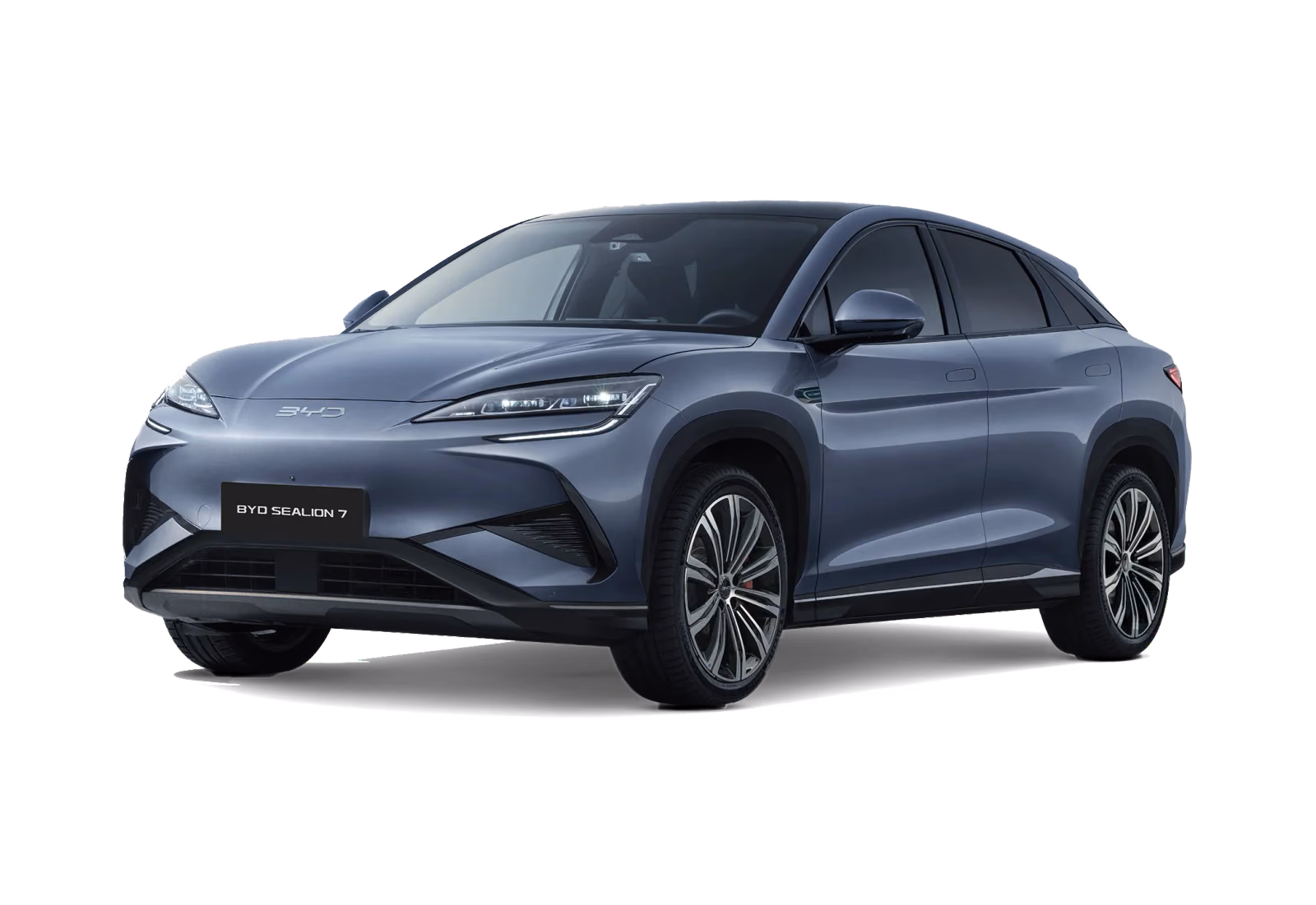 BYD Seagull в тёмно-синем кузове, студия