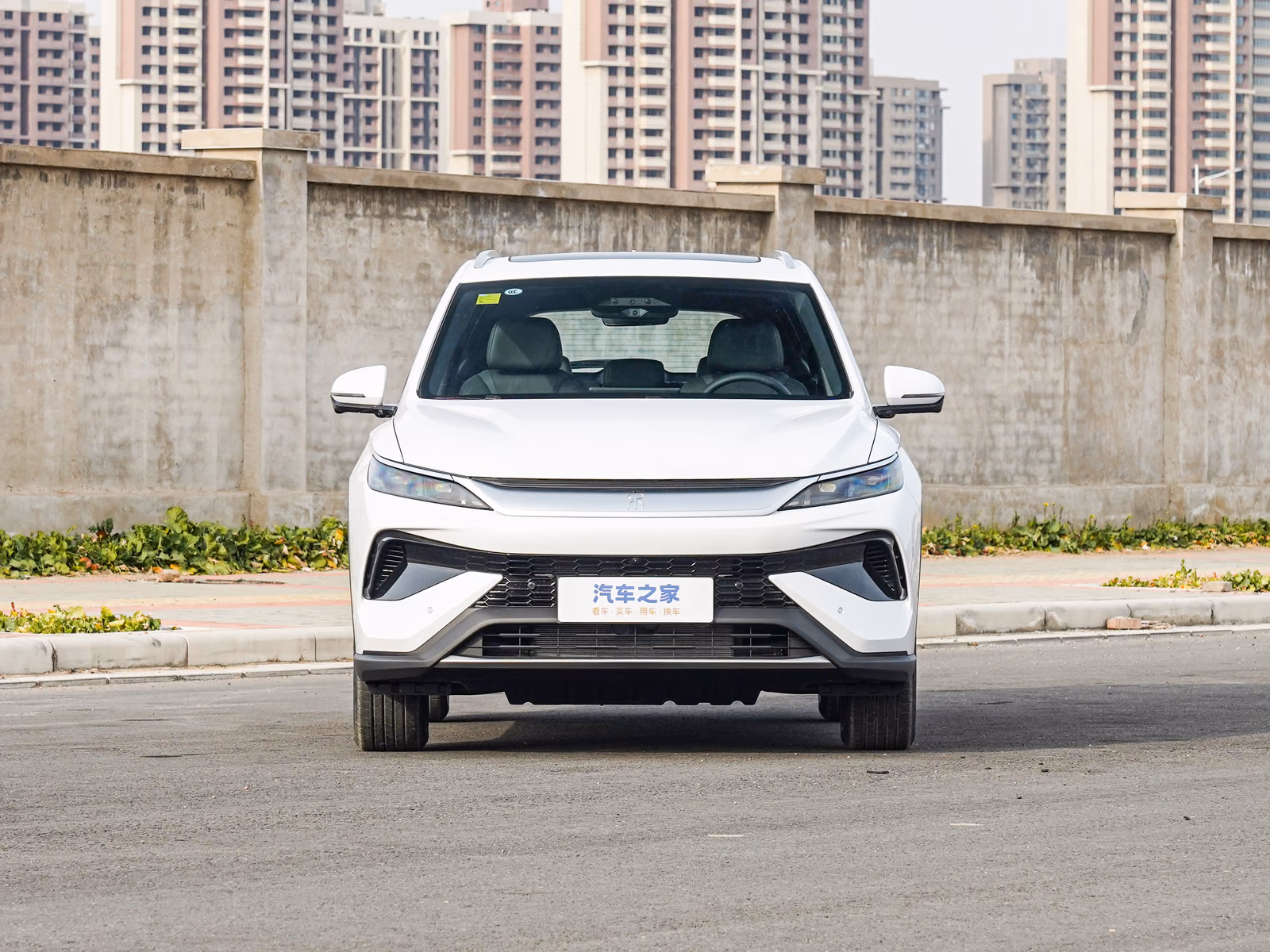 BYD Song Pro DM-i — вид строго спереди