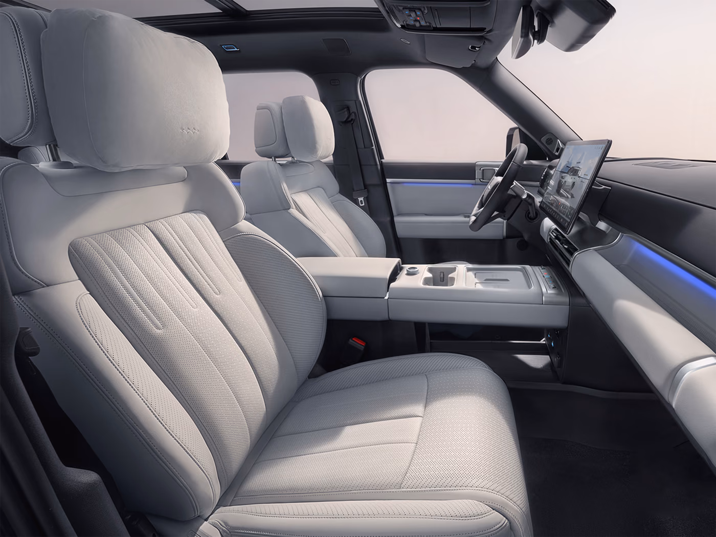 BYD Titanium 7 AWD Ultra — передние кресла