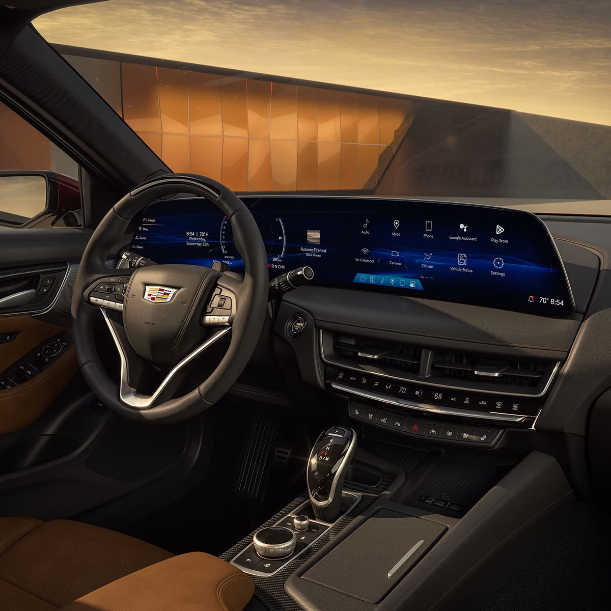 33-дюймовый экран и передняя панель Cadillac CT5