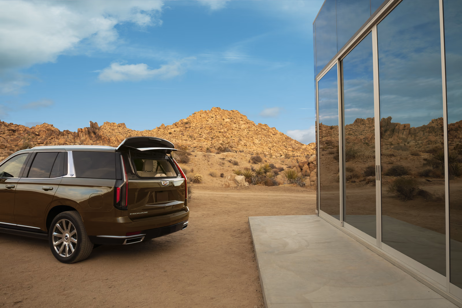 Cadillac Escalade — крупный план кузова