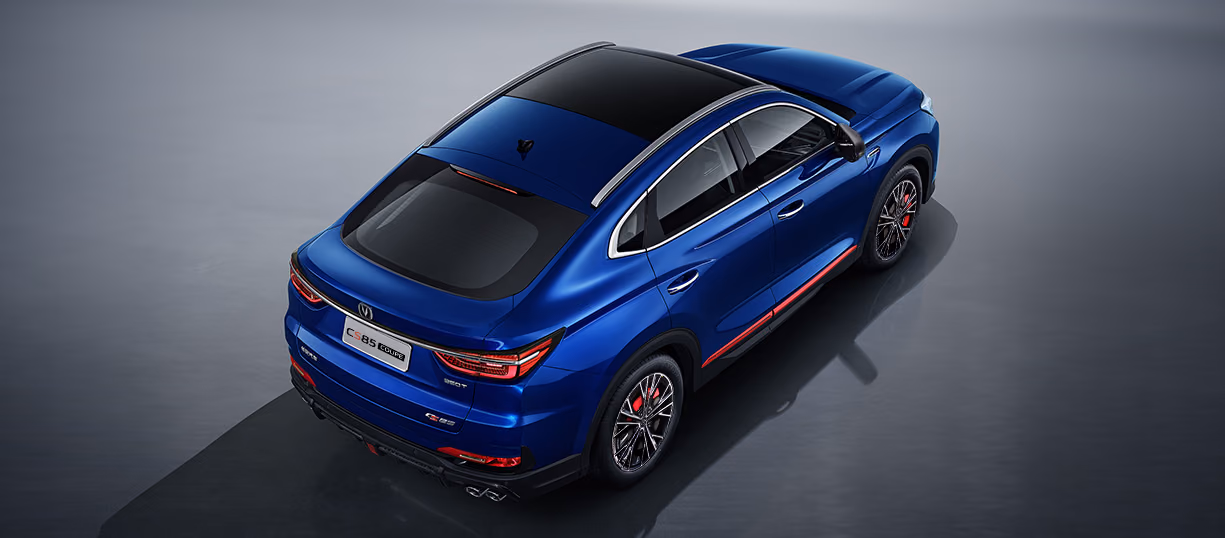 Changan CS85 Coupe сверху сзади