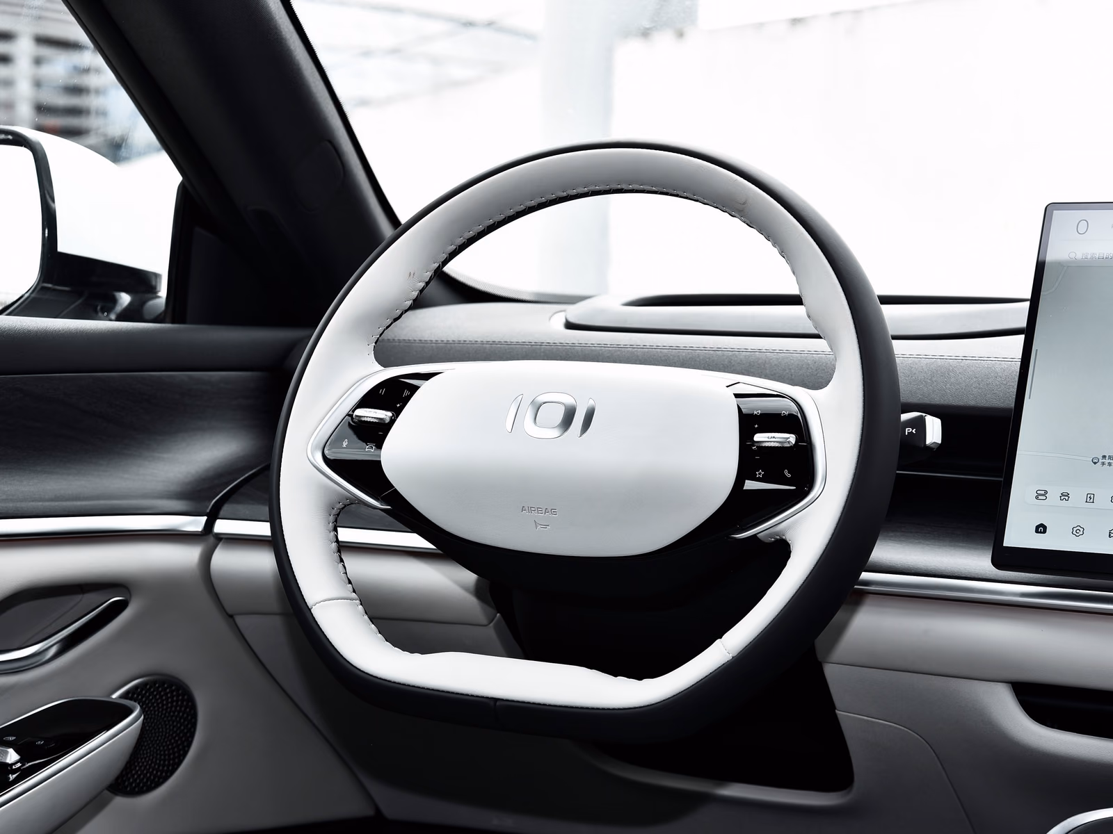 Changan Nevo A07 — рулевое колесо крупным планом