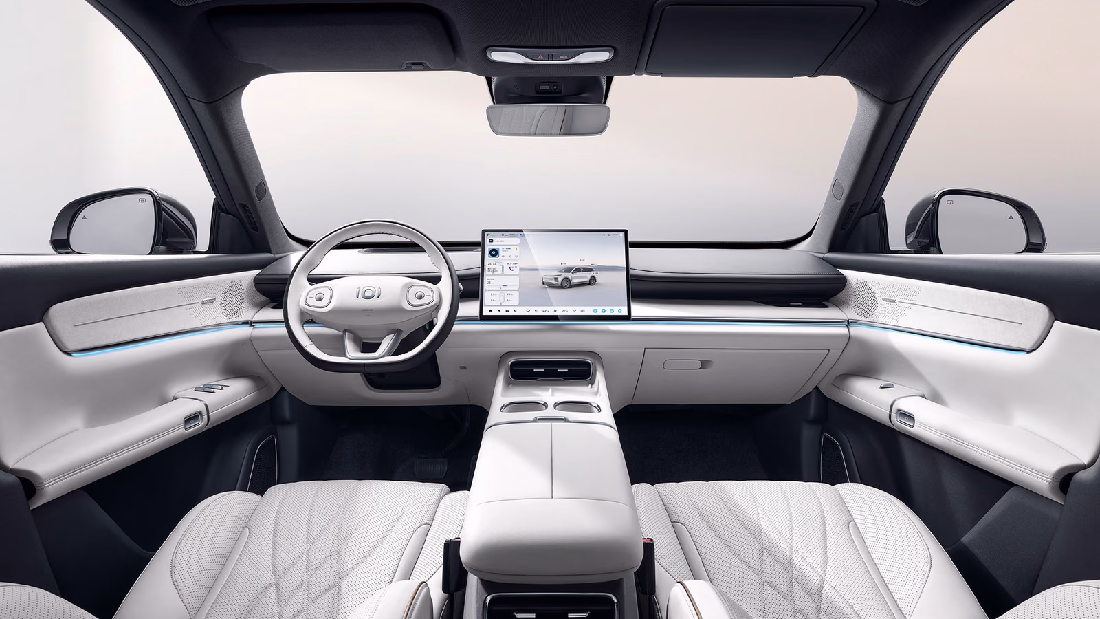 Changan Nevo Q07 — передняя панель и руль
