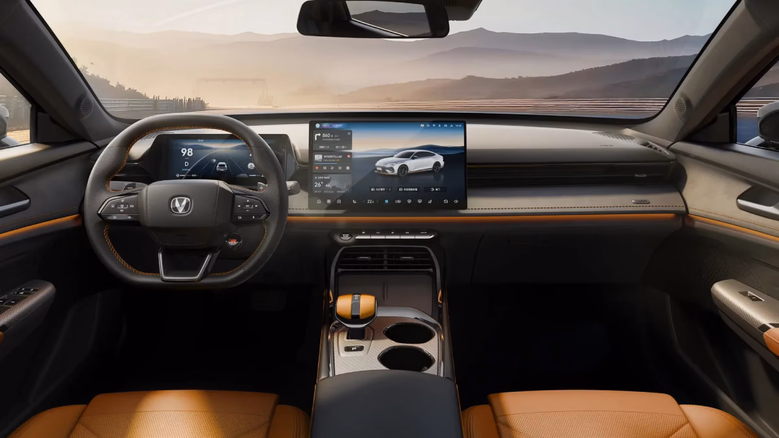 Центральная консоль Changan UNI-V