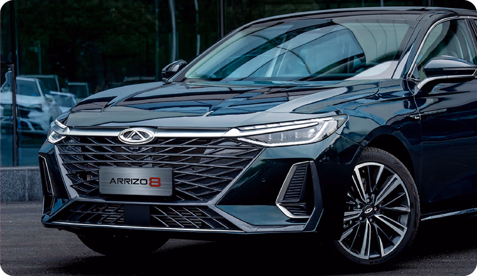 Chery Arrizo 8, фронтальный вид
