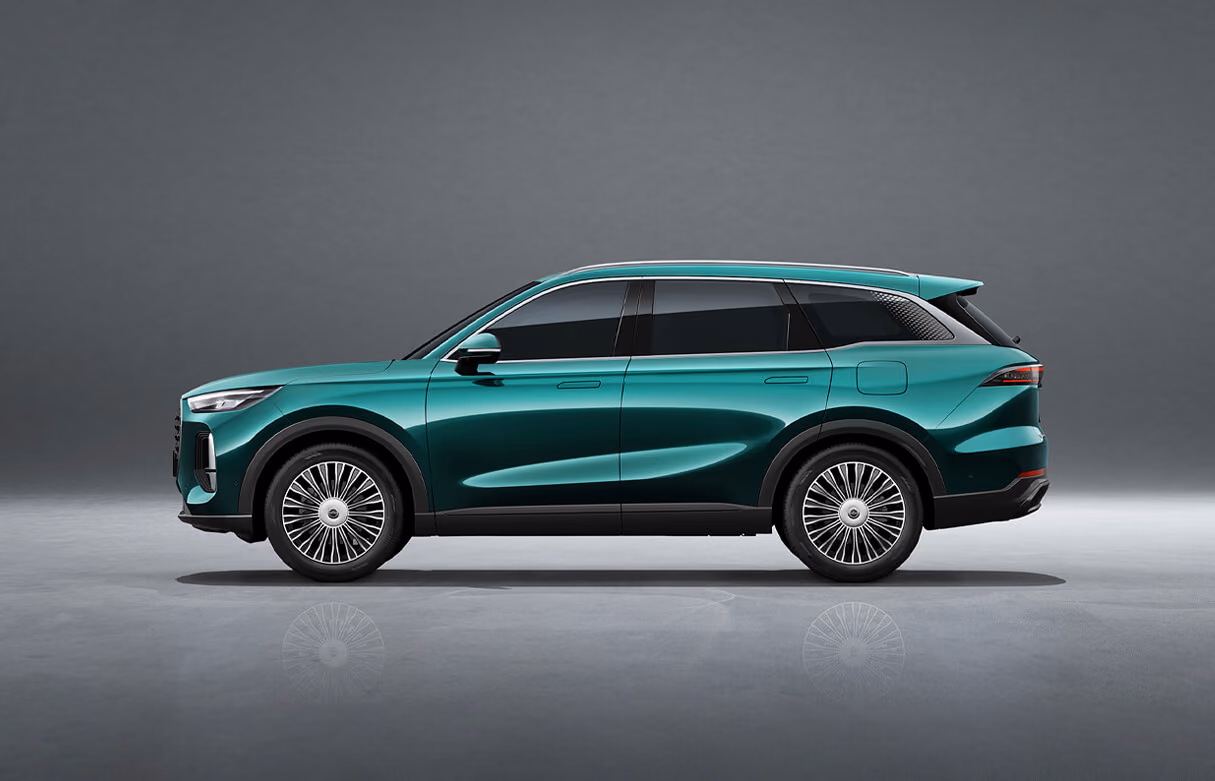 Chery Tiggo 9, профиль кузова
