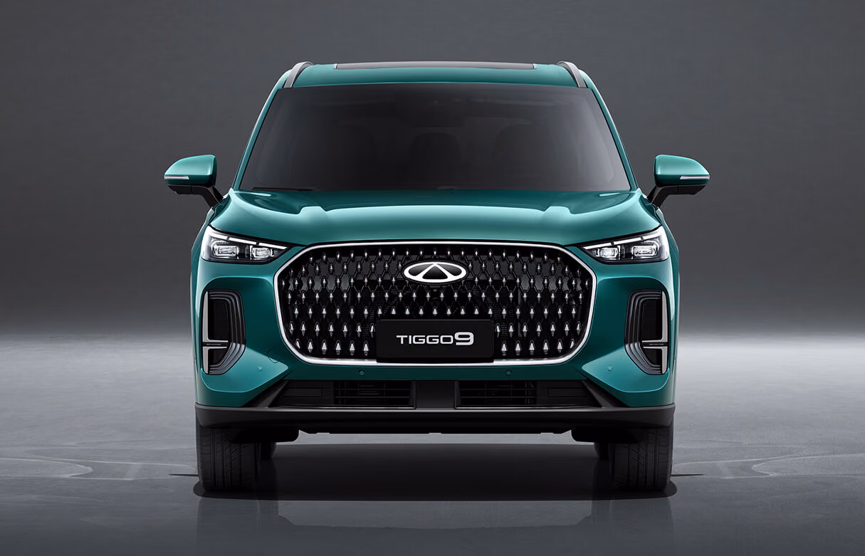 Chery Tiggo 9, фронтальный вид