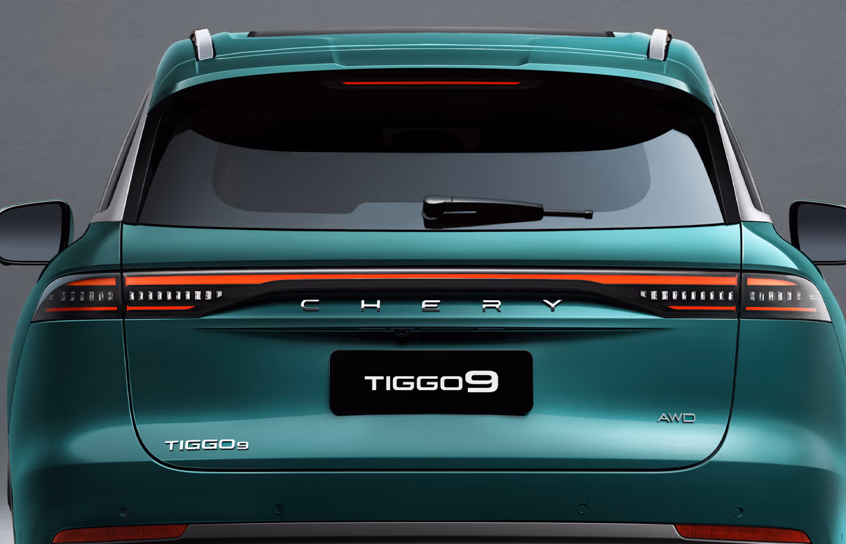 Корма Chery Tiggo 9 со сквозным фонарём