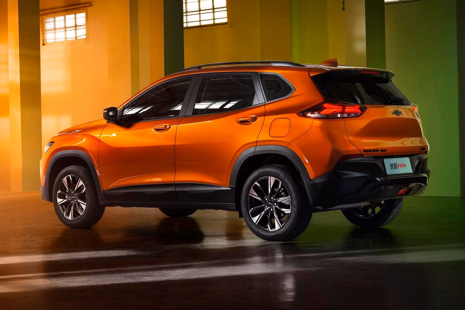 Chevrolet Tracker — в движении