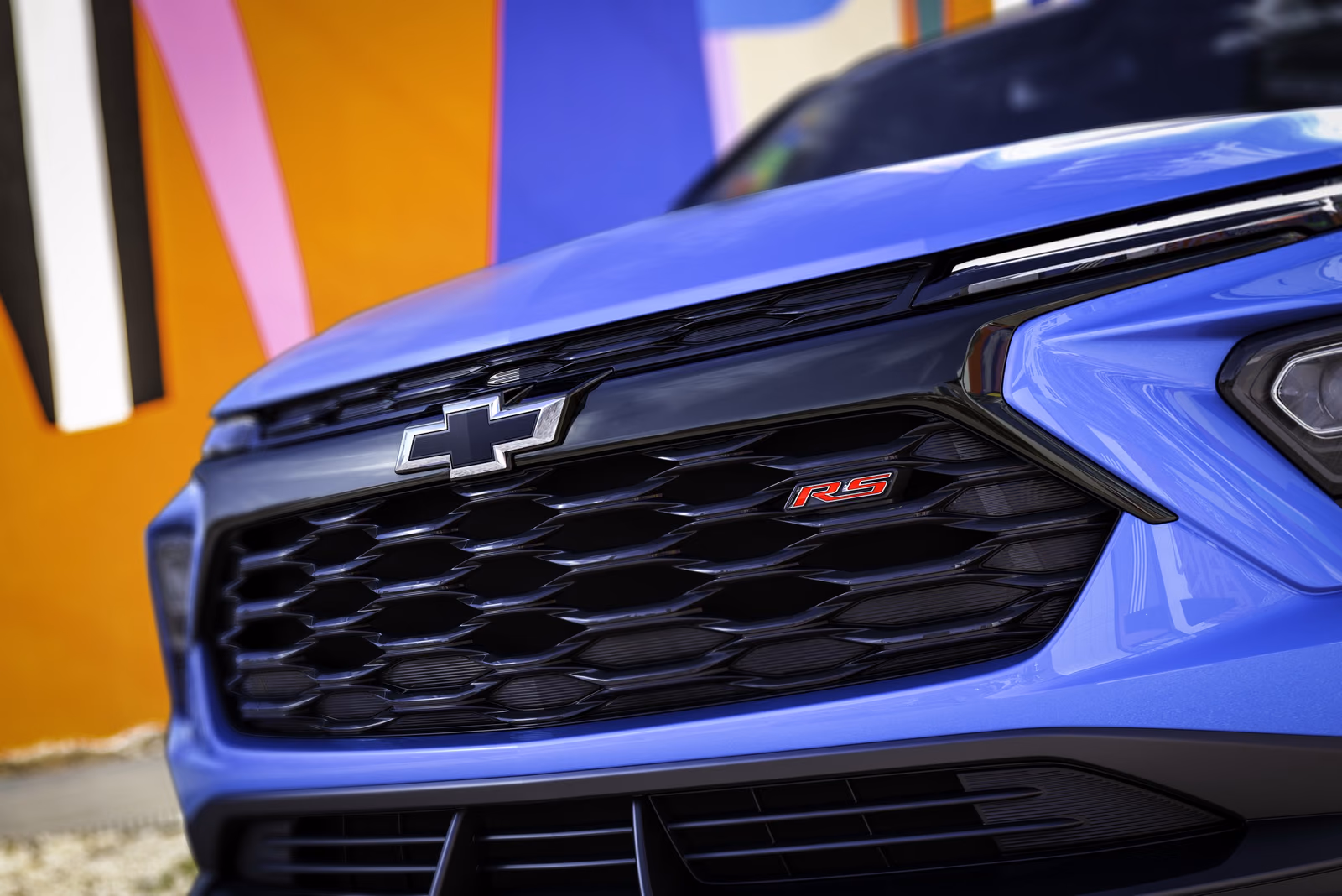 Решётка Chevrolet Trailblazer RS крупным планом