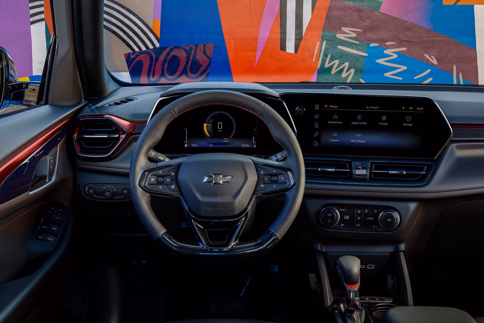 Руль и приборы Chevrolet Trailblazer RS