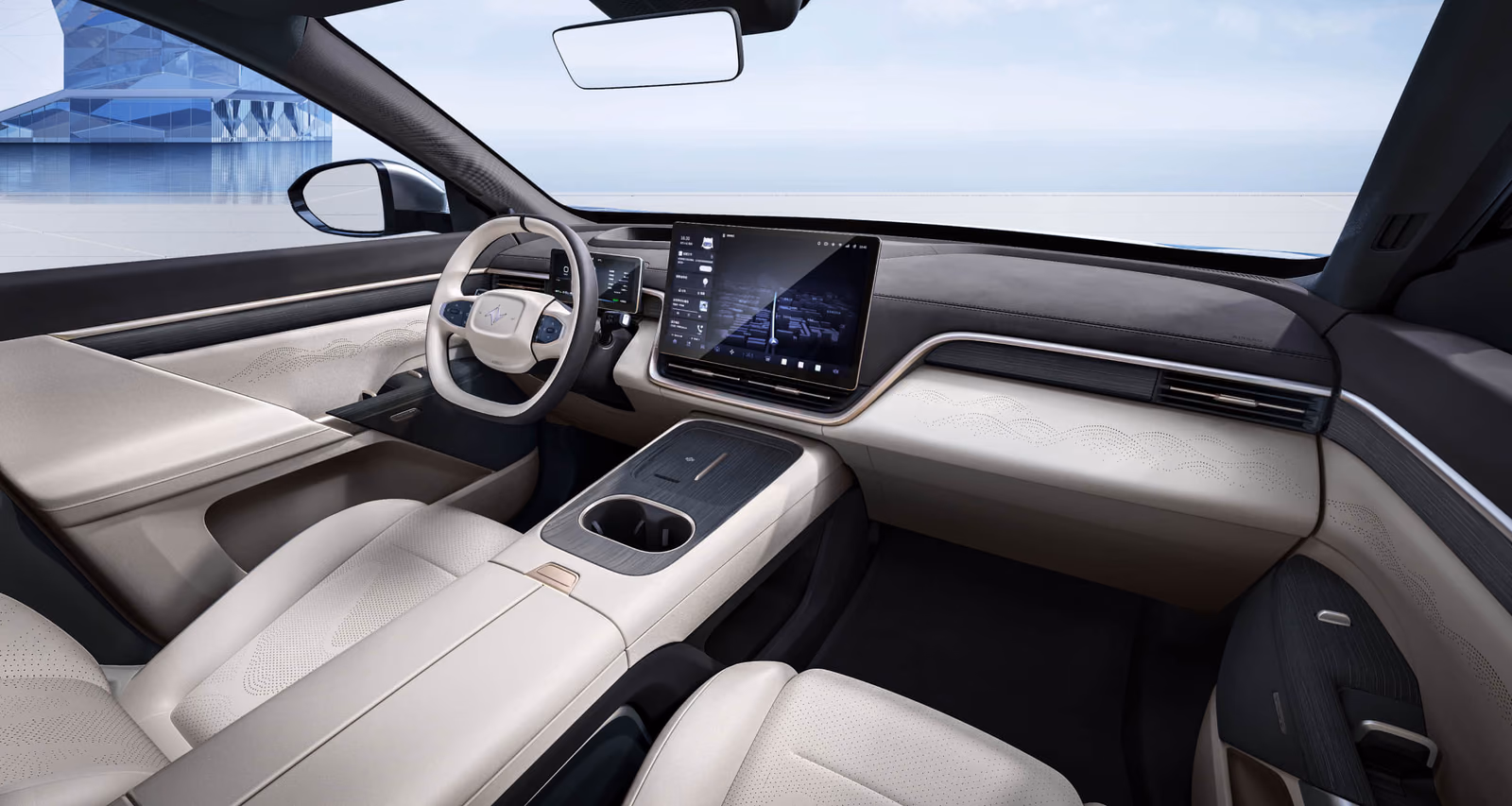 Dongfeng eπ 008 — светлый леворульный кокпит