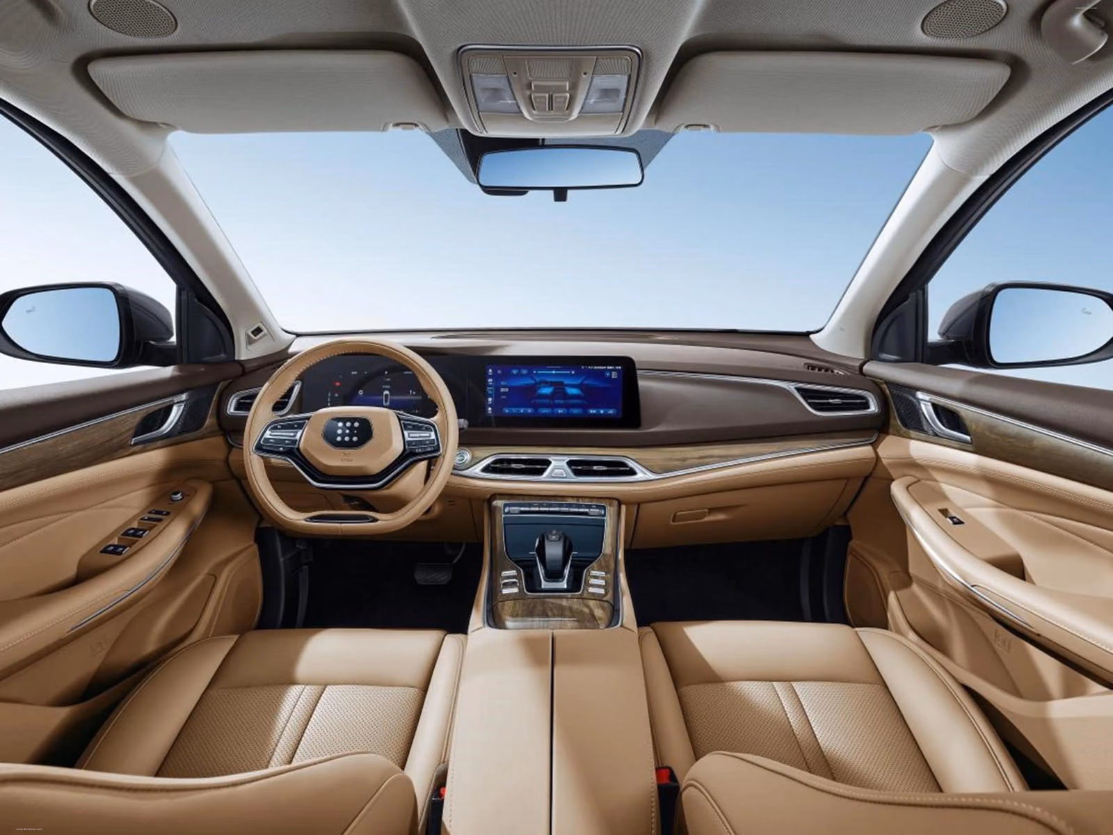 Dongfeng Landian E5 — передняя панель и руль