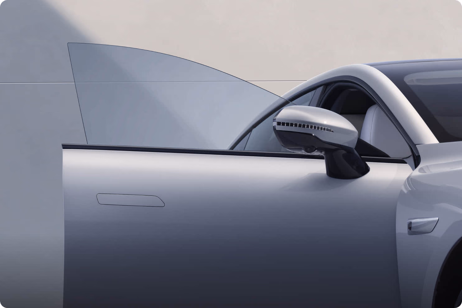 Dongfeng Nammi 06 — скрытая дверная ручка