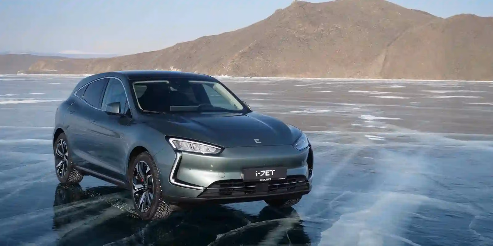 Evolute i-JET на замёрзшем озере