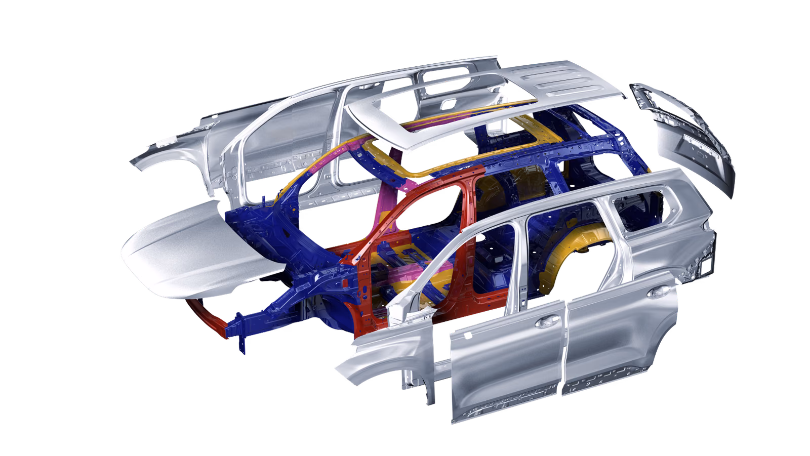 Силовая структура кузова EXEED VX