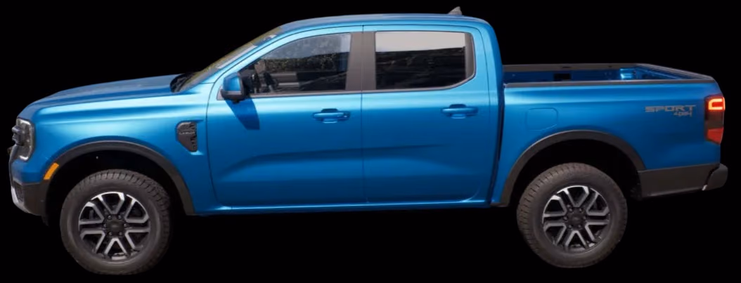 Ford Ranger — спереди в три четверти