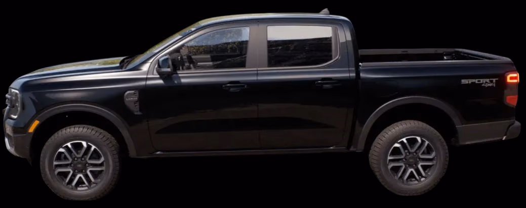Ford Ranger — вид сзади в три четверти