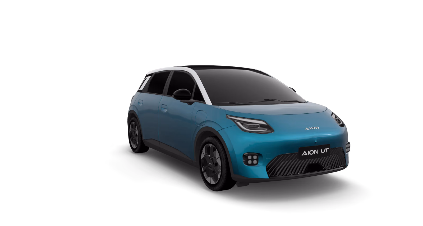 GAC Aion UT — студийный вид спереди в три четверти