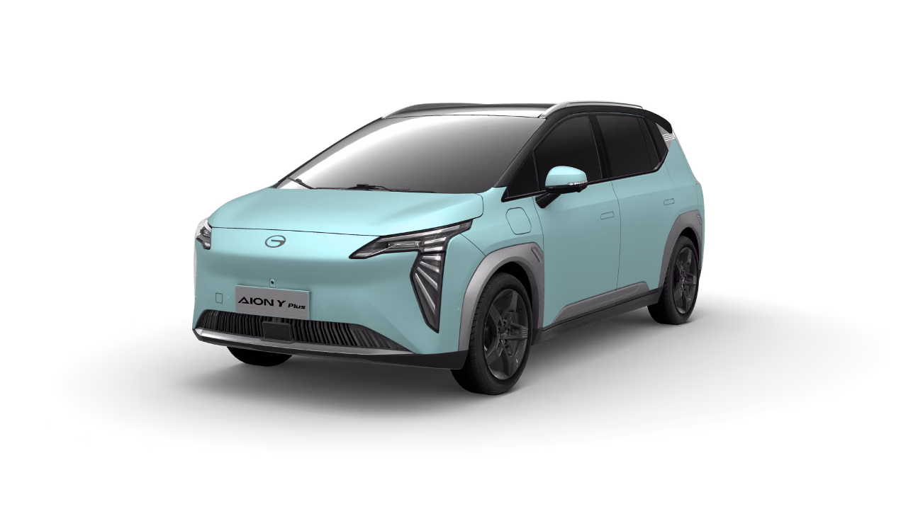 GAC Aion Y Plus в мятном цвете