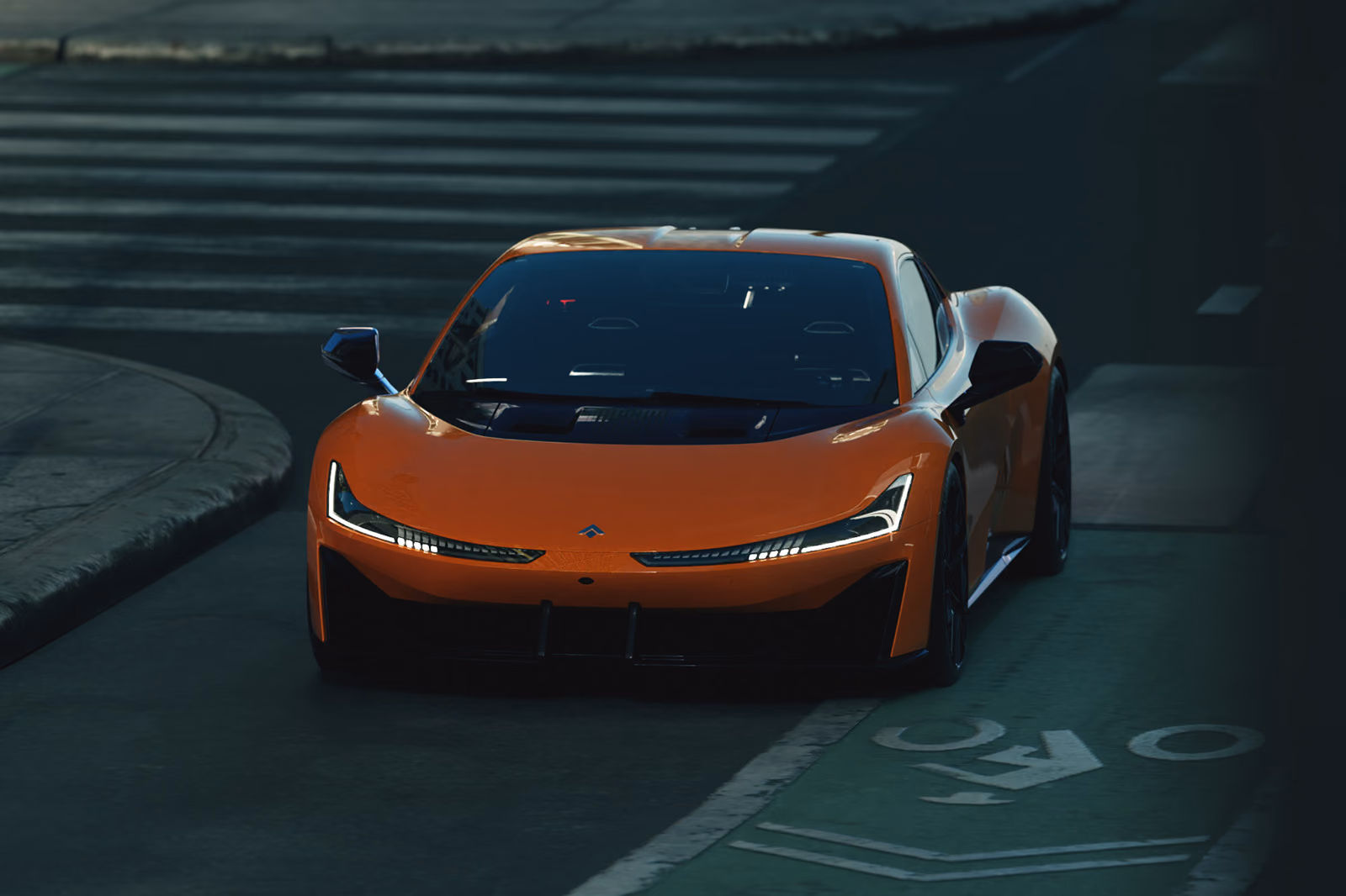 GAC Hyper SSR — передний ракурс сверху