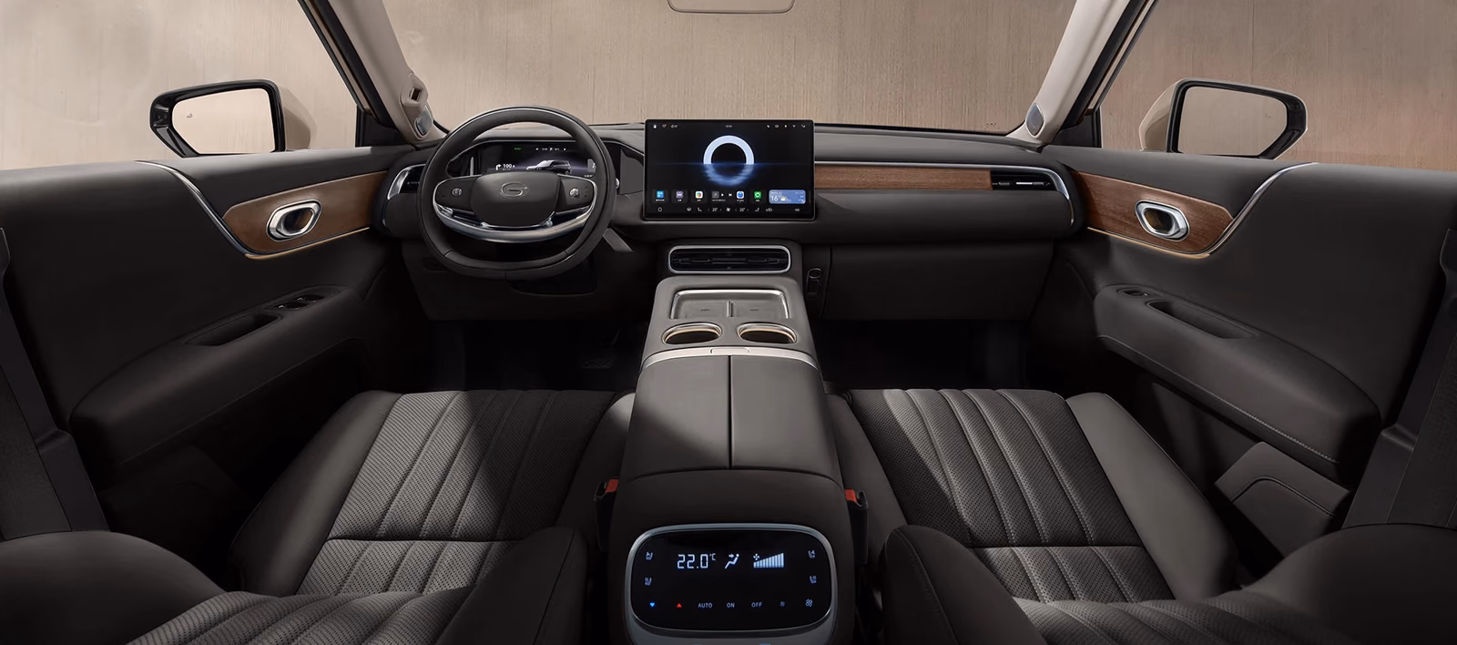 GAC S9 — передняя панель и руль