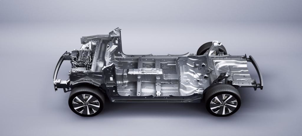 Силовая структура и модульная архитектура Geely Atlas