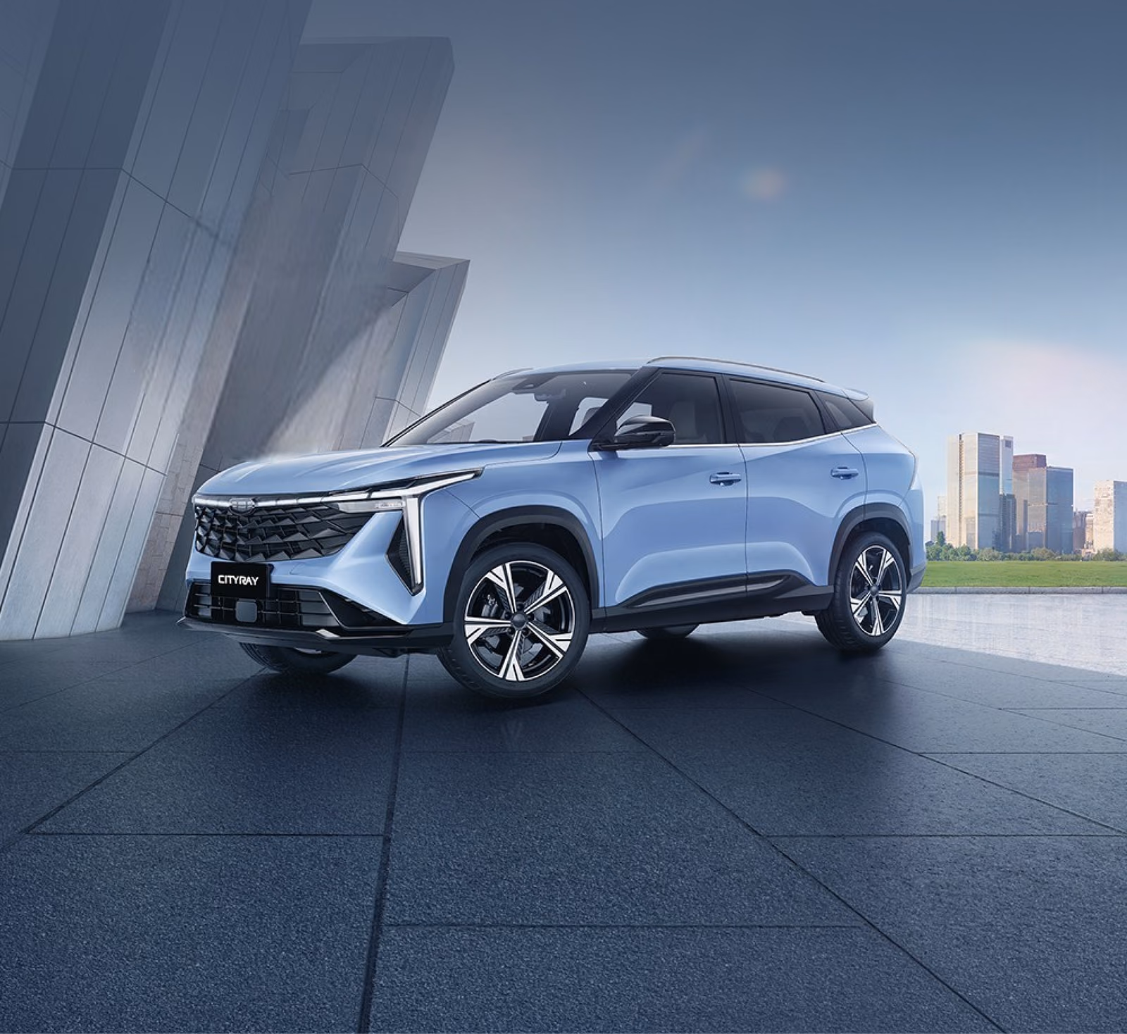 Geely Cityray у современной архитектуры