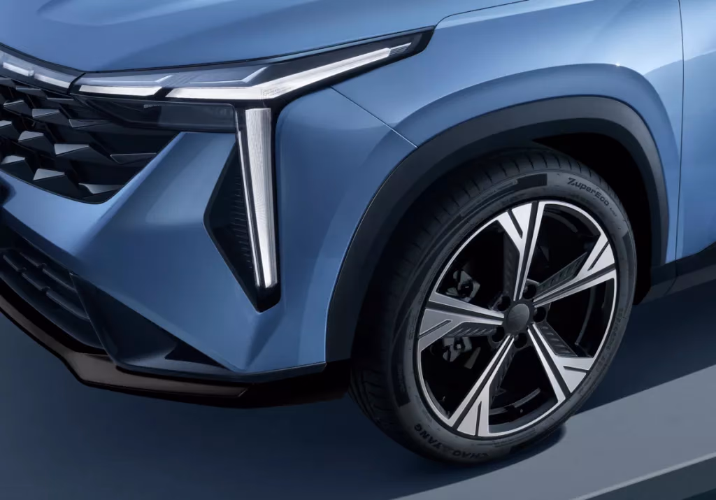 Переднее колесо и светодиодная оптика Geely Cityray