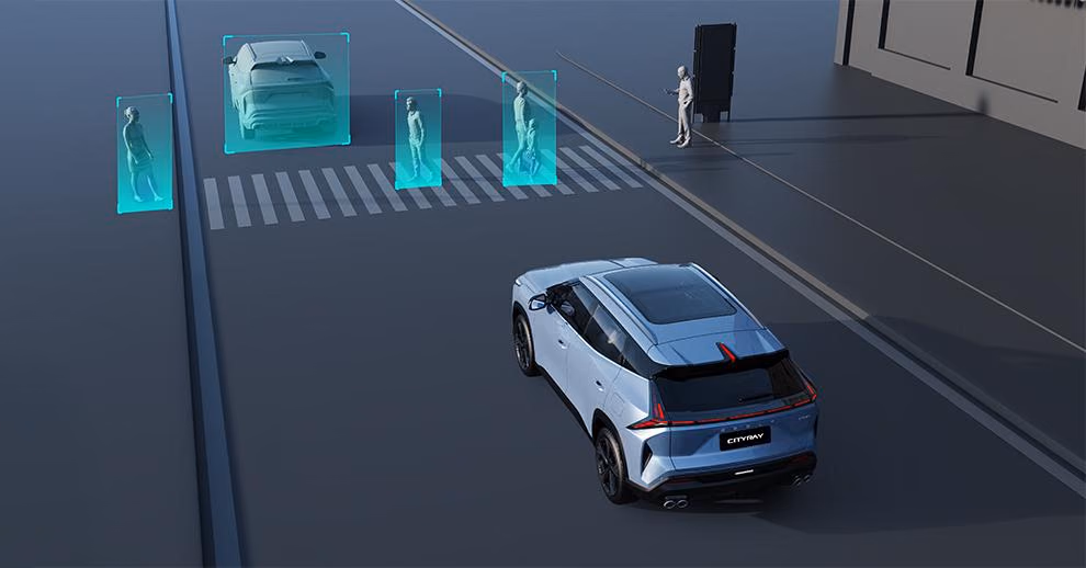 Система распознавания объектов Geely Cityray